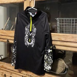 Spyder full zipper jacket. Not lined